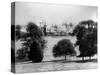 View of Building across from Fields, C1882-null-Stretched Canvas