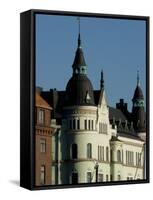 View of Building with Spires, Helsinki, Finland-Nancy & Steve Ross-Framed Stretched Canvas