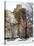 View of Buildings along Central Park Snow-Philippe Hugonnard-Stretched Canvas