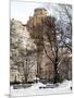 View of Buildings along Central Park Snow-Philippe Hugonnard-Mounted Photographic Print