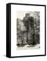 View of Buildings along Central Park Snow-Philippe Hugonnard-Framed Stretched Canvas