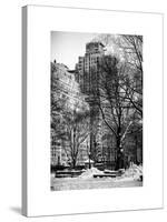 View of Buildings along Central Park Snow-Philippe Hugonnard-Stretched Canvas