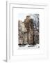 View of Buildings along Central Park Snow-Philippe Hugonnard-Framed Art Print