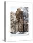 View of Buildings along Central Park Snow-Philippe Hugonnard-Stretched Canvas