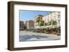 View of buildings and cafes on the Promenade, Split, Dalmatian Coast, Croatia-Frank Fell-Framed Photographic Print