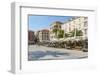 View of buildings and cafes on the Promenade, Split, Dalmatian Coast, Croatia-Frank Fell-Framed Photographic Print