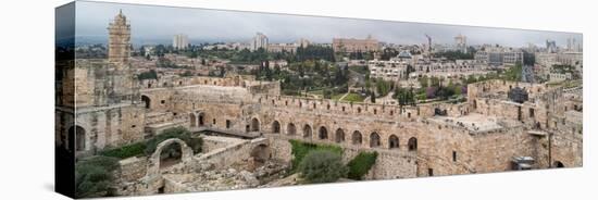 View of buildings in an Old City, Jerusalem, Israel-null-Stretched Canvas