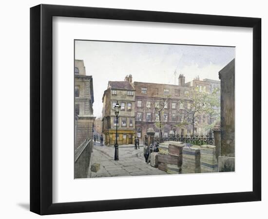 View of buildings in Great St Helen's, City of London, 1888-John Crowther-Framed Giclee Print