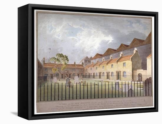 View of Buildings in Park Street, Southwark, London, 1808-George Smith-Framed Stretched Canvas