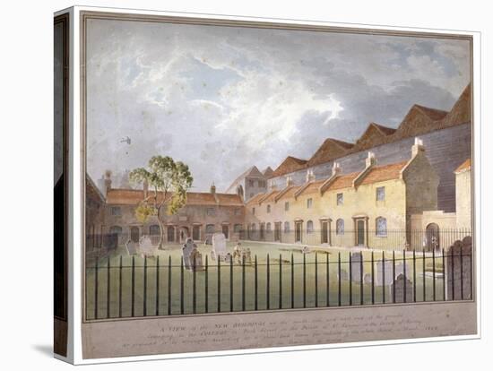 View of Buildings in Park Street, Southwark, London, 1808-George Smith-Stretched Canvas