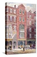 View of Buildings on Ludgate Hill Showing Figures on the Street, City of London, C1870-null-Stretched Canvas