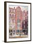 View of Buildings on Ludgate Hill Showing Figures on the Street, City of London, C1870-null-Framed Giclee Print