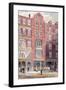 View of Buildings on Ludgate Hill Showing Figures on the Street, City of London, C1870-null-Framed Giclee Print