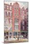 View of Buildings on Ludgate Hill Showing Figures on the Street, City of London, C1870-null-Mounted Giclee Print