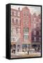 View of Buildings on Ludgate Hill Showing Figures on the Street, City of London, C1870-null-Framed Stretched Canvas