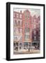 View of Buildings on Ludgate Hill Showing Figures on the Street, City of London, C1870-null-Framed Giclee Print