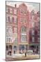 View of Buildings on Ludgate Hill Showing Figures on the Street, City of London, C1870-null-Mounted Giclee Print