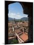 View of Buildings Through Window on Upper Level of Torre Guinigi, Lucca, Tuscany, Italy-null-Mounted Photographic Print