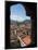 View of Buildings Through Window on Upper Level of Torre Guinigi, Lucca, Tuscany, Italy-null-Framed Photographic Print