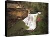 View of Burgess Falls, Burgess Falls State National Park, Tennessee, USA-Adam Jones-Stretched Canvas