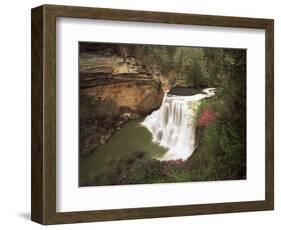 View of Burgess Falls, Burgess Falls State National Park, Tennessee, USA-Adam Jones-Framed Photographic Print