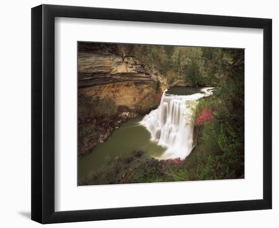 View of Burgess Falls, Burgess Falls State National Park, Tennessee, USA-Adam Jones-Framed Photographic Print