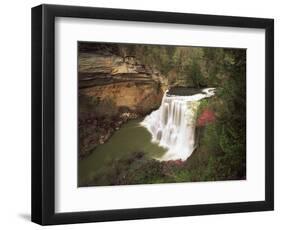 View of Burgess Falls, Burgess Falls State National Park, Tennessee, USA-Adam Jones-Framed Photographic Print