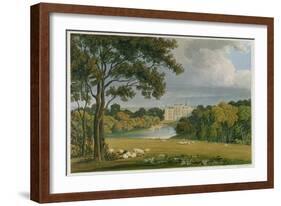 View of Burghley House, Seat of the Marquis of Exeter-Frederick Mackenzie-Framed Giclee Print