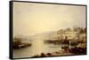 View of Burntisland-Andrew Wilson-Framed Stretched Canvas