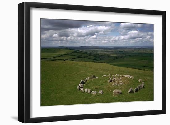 View of Cairn S in the Loughcrew Hills-CM Dixon-Framed Photographic Print