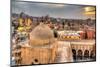 View of Cairo from Roof of Amir Al-Maridani Mosque - Egypt-Leonid Andronov-Mounted Photographic Print