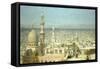 View of Cairo-Jean-Léon Gérome-Framed Stretched Canvas