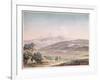 View of Cajambe, Voyages Aux Regions Equinoxiales du Nouveau Continent by Alexander de Humboldt-Pierre Antoine Marchais-Framed Giclee Print