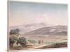 View of Cajambe, Voyages Aux Regions Equinoxiales du Nouveau Continent by Alexander de Humboldt-Pierre Antoine Marchais-Stretched Canvas