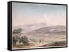 View of Cajambe, Voyages Aux Regions Equinoxiales du Nouveau Continent by Alexander de Humboldt-Pierre Antoine Marchais-Framed Stretched Canvas