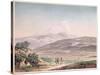 View of Cajambe, Voyages Aux Regions Equinoxiales du Nouveau Continent by Alexander de Humboldt-Pierre Antoine Marchais-Stretched Canvas