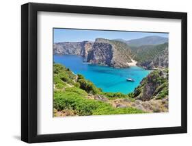 View of Cala Domestica Beach, Sardinia, Italy-sfocato-Framed Photographic Print