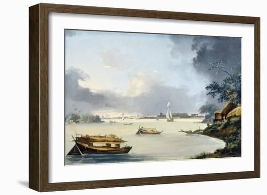 View of Calcutta, C.1790-William Hodges-Framed Giclee Print