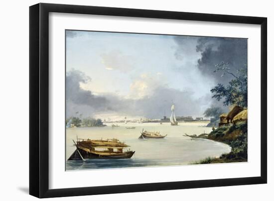 View of Calcutta, C.1790-William Hodges-Framed Giclee Print