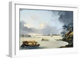View of Calcutta, C.1790-William Hodges-Framed Giclee Print