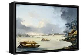 View of Calcutta, C.1790-William Hodges-Framed Stretched Canvas