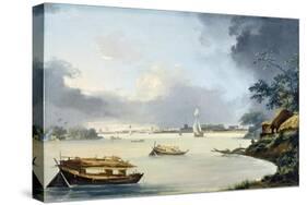 View of Calcutta, C.1790-William Hodges-Stretched Canvas