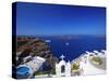 View of Caldera from Imerovigli, Santorini, Cyclades, Greek Islands, Greece, Europe-Sakis Papadopoulos-Stretched Canvas