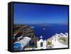 View of Caldera from Imerovigli, Santorini, Cyclades, Greek Islands, Greece, Europe-Sakis Papadopoulos-Framed Stretched Canvas
