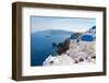 View of Caldera with Blue Domes, Santorini-neirfy-Framed Photographic Print