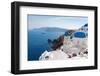 View of Caldera with Blue Domes, Santorini-neirfy-Framed Photographic Print