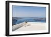 View of Caldera with Nea Kameni Volcano from Imerovigli-Guido Cozzi-Framed Photographic Print