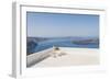 View of Caldera with Nea Kameni Volcano from Imerovigli-Guido Cozzi-Framed Photographic Print