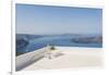 View of Caldera with Nea Kameni Volcano from Imerovigli-Guido Cozzi-Framed Photographic Print