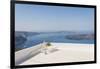 View of Caldera with Nea Kameni Volcano from Imerovigli-Guido Cozzi-Framed Photographic Print